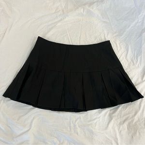 Shein Qutie Plus Pleated Hem Mini Skirt